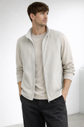 Fleece Zip-Up Vest with Stand Collar