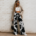 Statement Wide-Leg Print Pants